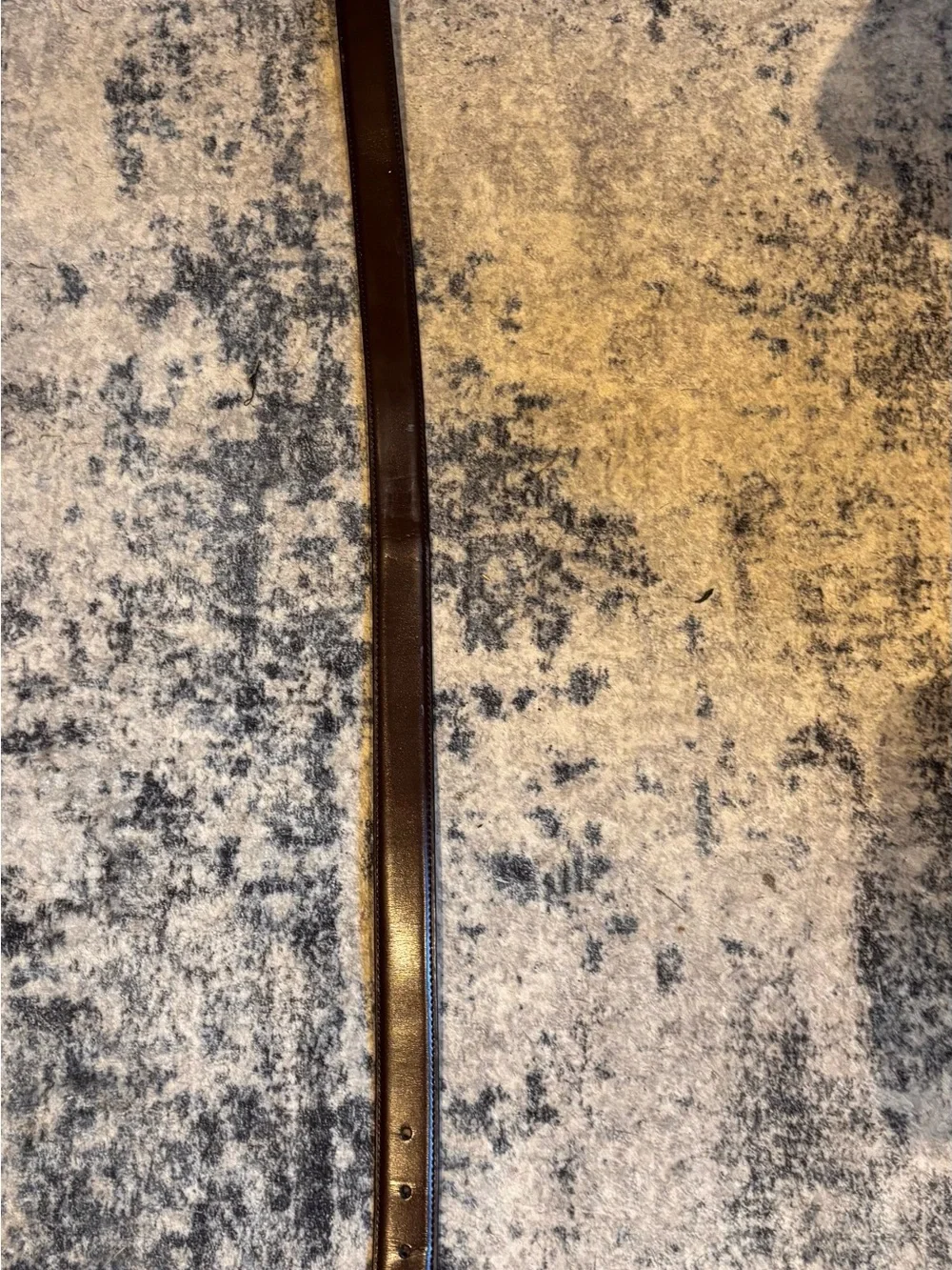 Sporto Dark Brown Leather Dress Belt